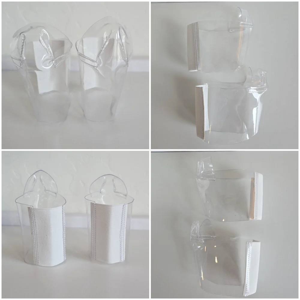 NWOB Hella Heels No Angel Corset Lace Thigh High Boot 8" Heel Protectors READ - Picture 3 of 13